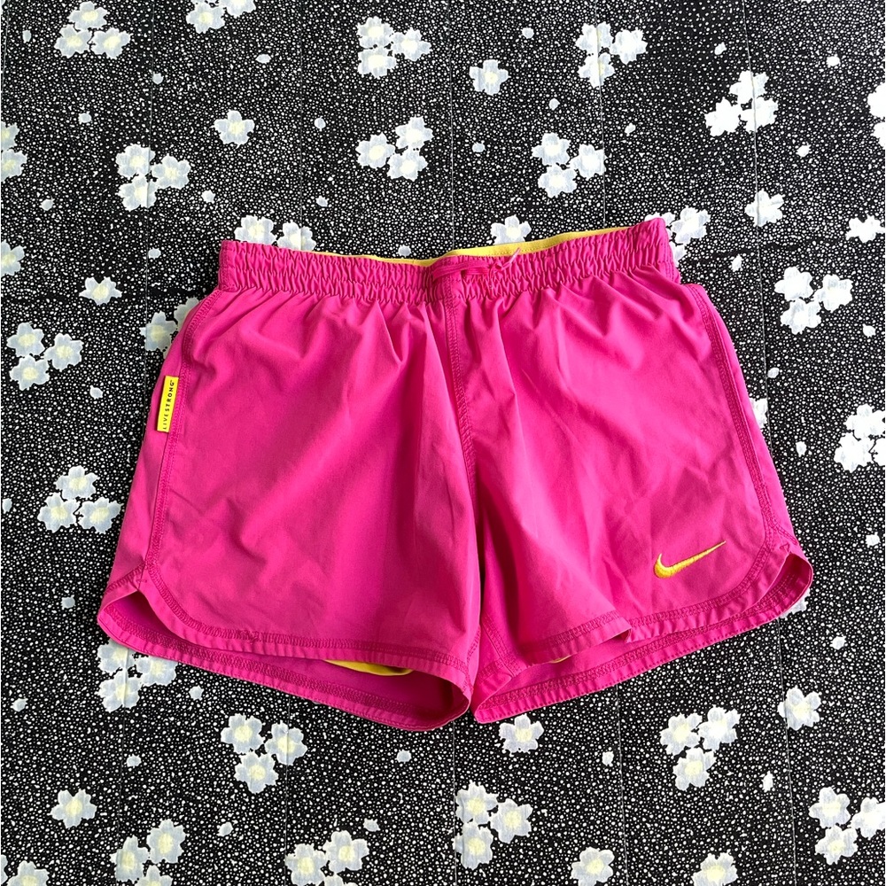 Nike LiveStrong athletic shorts